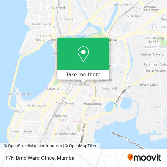 F/N Bmc Ward Office map