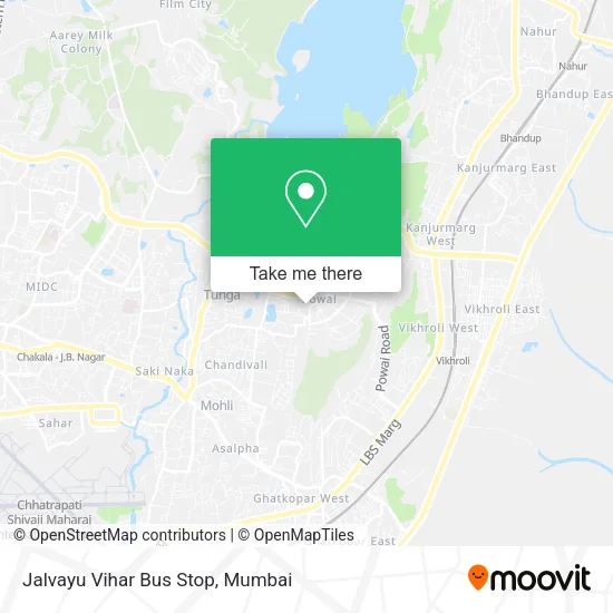 Jalvayu Vihar Bus Stop map