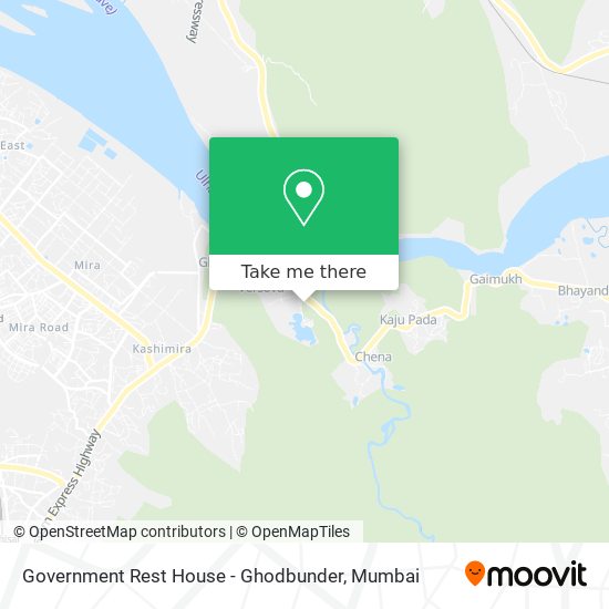 Government Rest House - Ghodbunder map