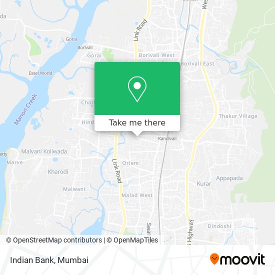 Indian Bank map