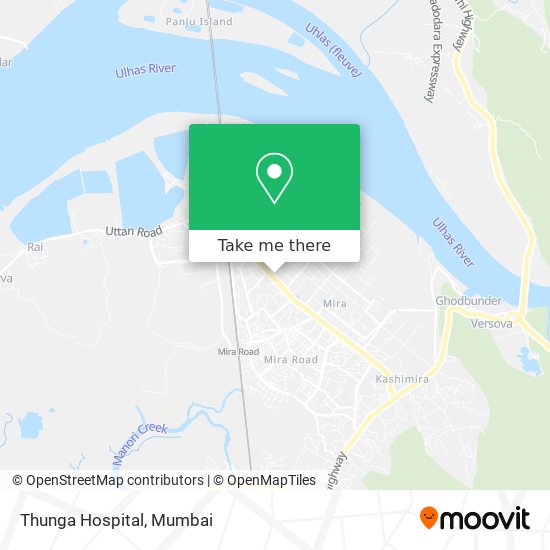 Thunga Hospital map