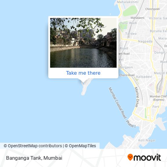 Banganga Tank map