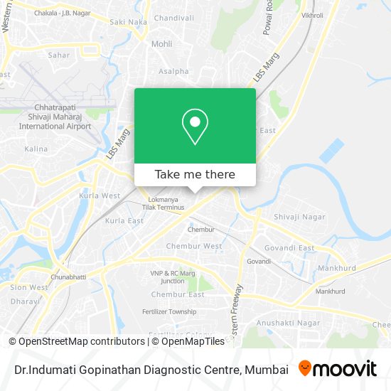 Dr.Indumati Gopinathan Diagnostic Centre map