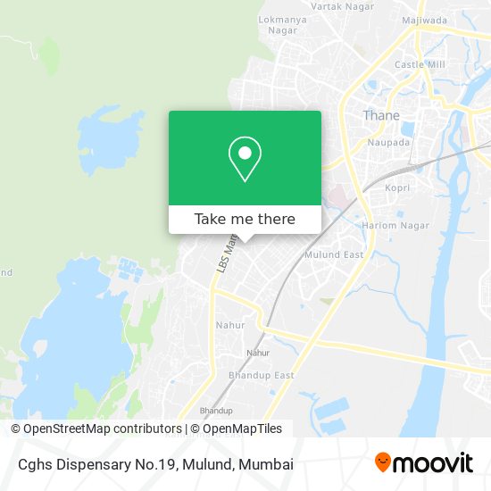 Cghs Dispensary No.19, Mulund map