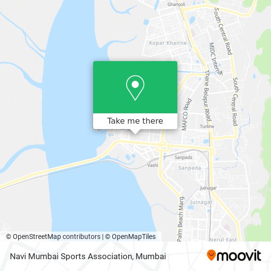 Navi Mumbai Sports Association map