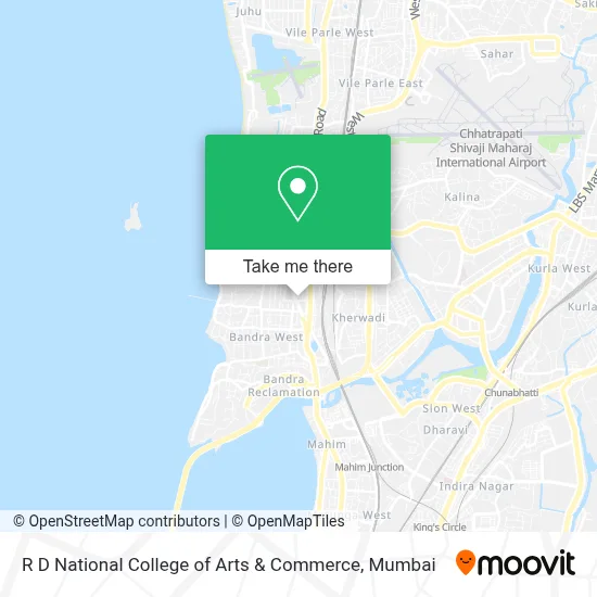R D National College Of Arts & Commerce map