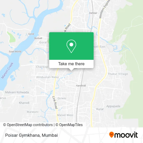 Poisar Gymkhana map