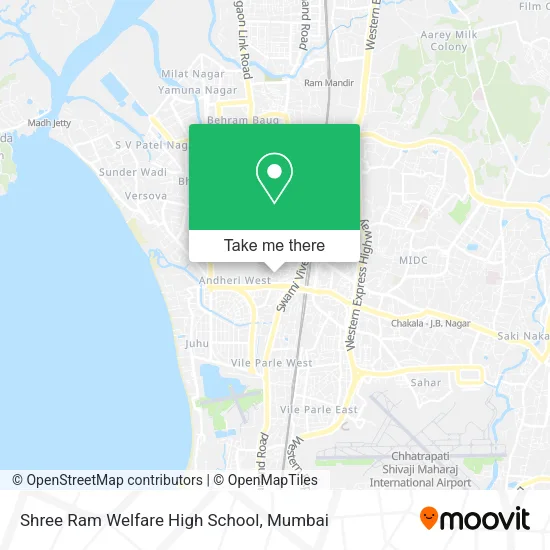 Shree Ram Welfare High School map