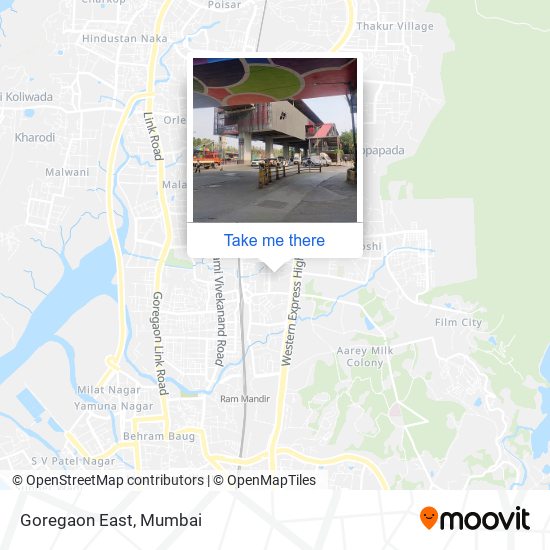 Goregaon East map