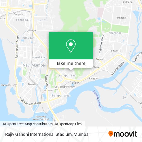 Rajiv Gandhi International Stadium map