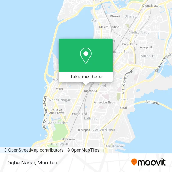 Dighe Nagar map