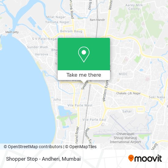 Shopper Stop - Andheri map