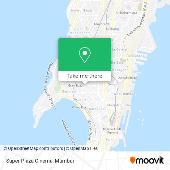 Super Plaza Cinema map