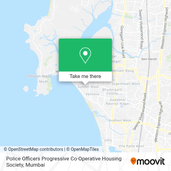 Police Officers Progressive Co-Operative Housing Society map