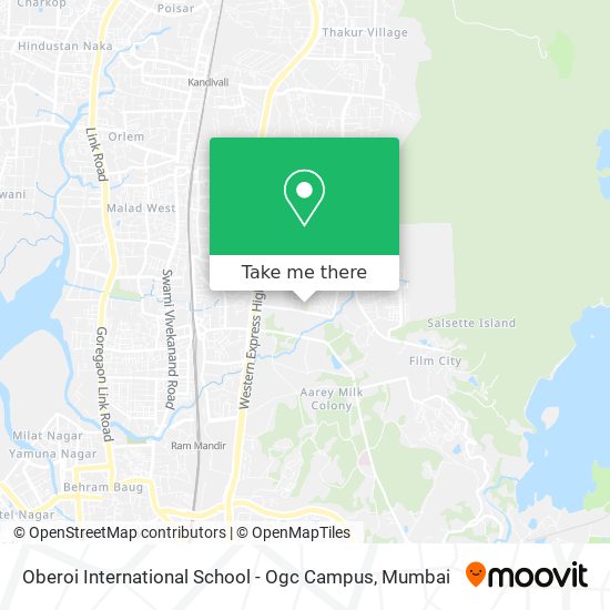 Oberoi International School - Ogc Campus map