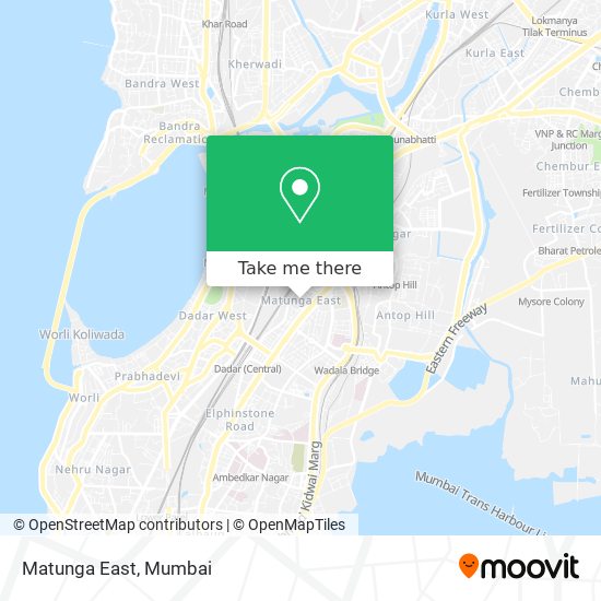 Matunga East map