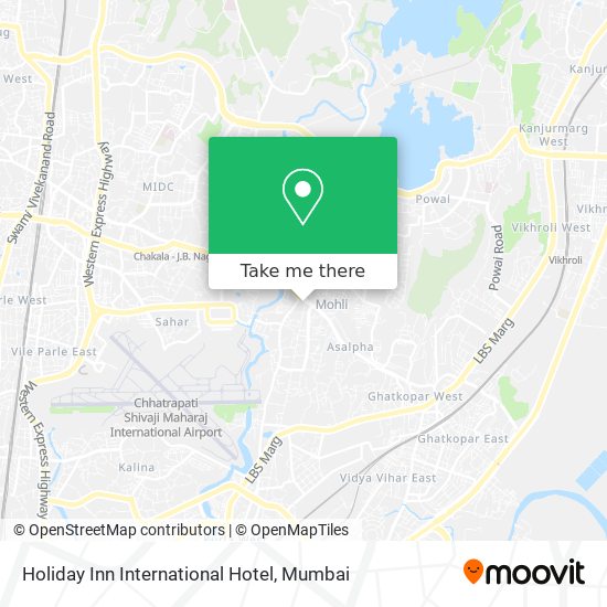 Holiday Inn International Hotel map