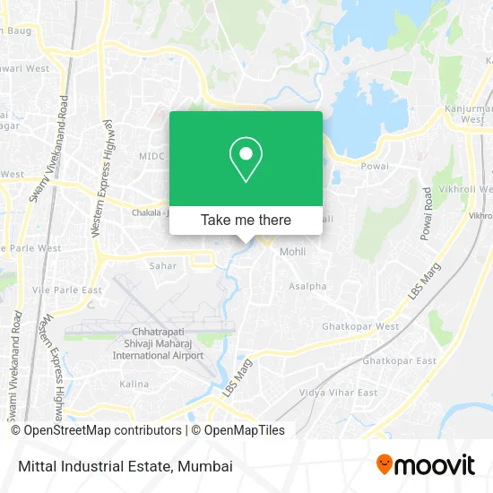 Mittal Industrial Estate map