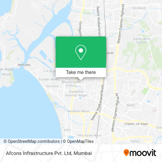 Afcons Infrastructure Pvt. Ltd map