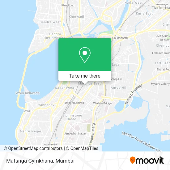 Matunga Gymkhana map