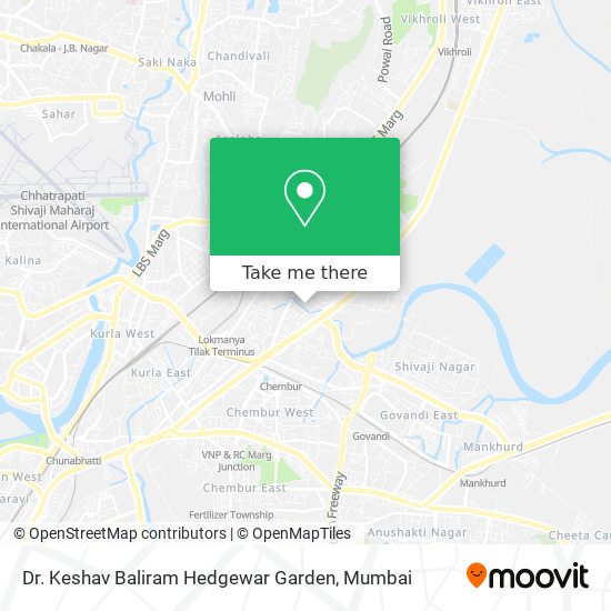 Dr. Keshav Baliram Hedgewar Garden map