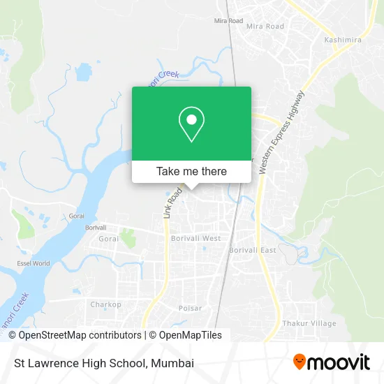 St Lawrence High School map