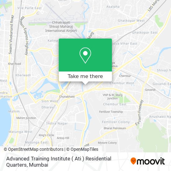 Advanced Training Institute ( Ati ) Residential Quarters map