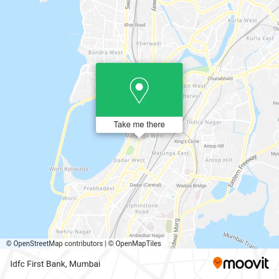 Idfc First Bank map
