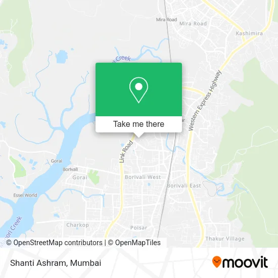 Shanti Ashram map