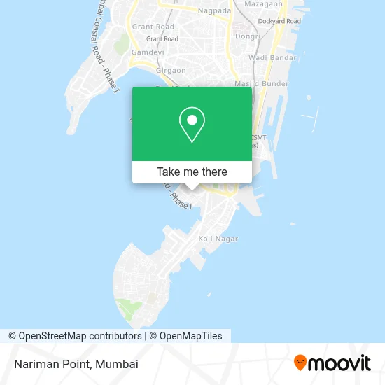 Nariman Point map