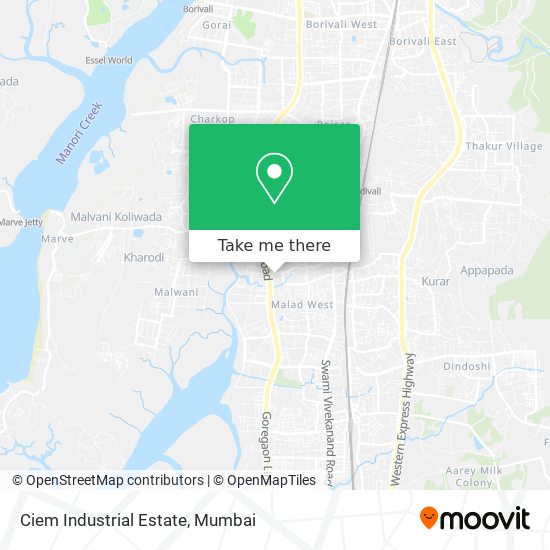 Ciem Industrial Estate map