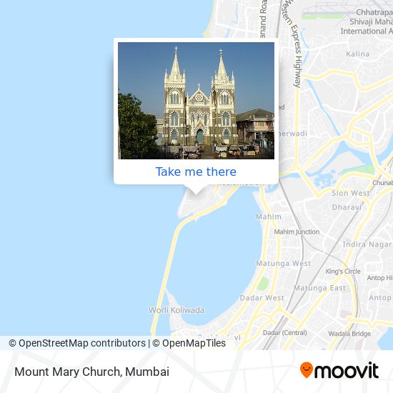 Mount Mary Church map