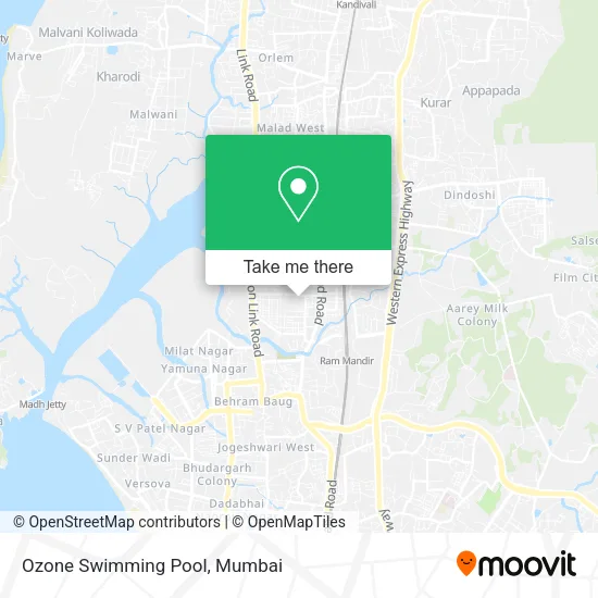 Ozone Swimming Pool map