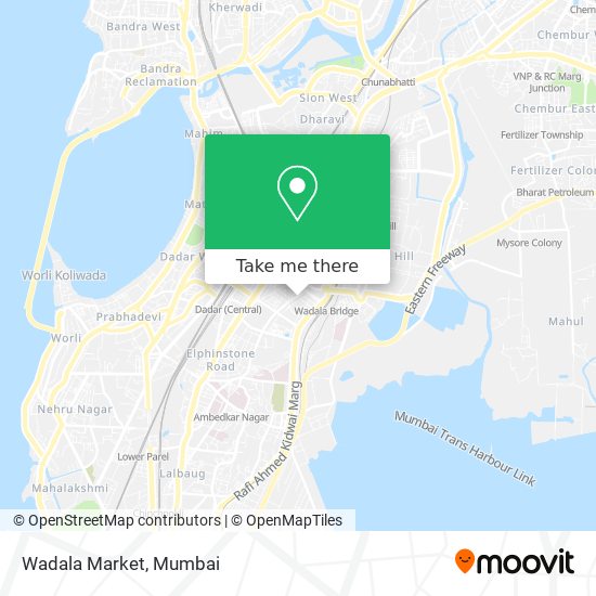 Wadala Market map