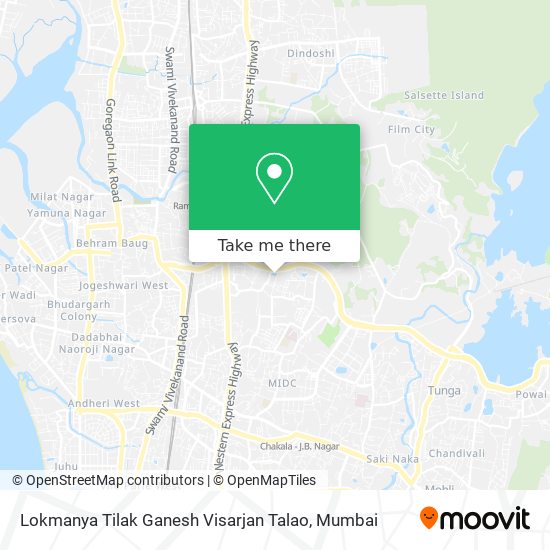 Lokmanya Tilak Ganesh Visarjan Talao map