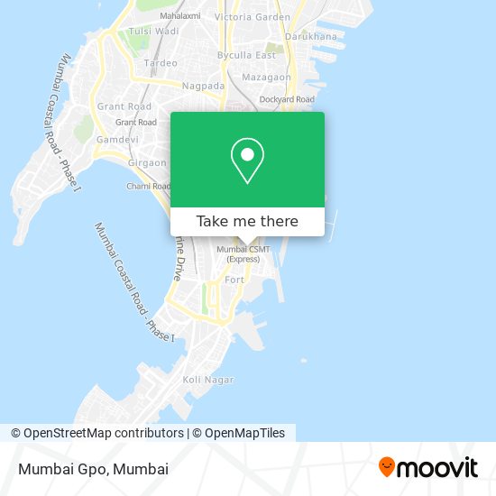 Mumbai Gpo map