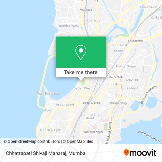 Chhatrapati Shivaji Maharaj map