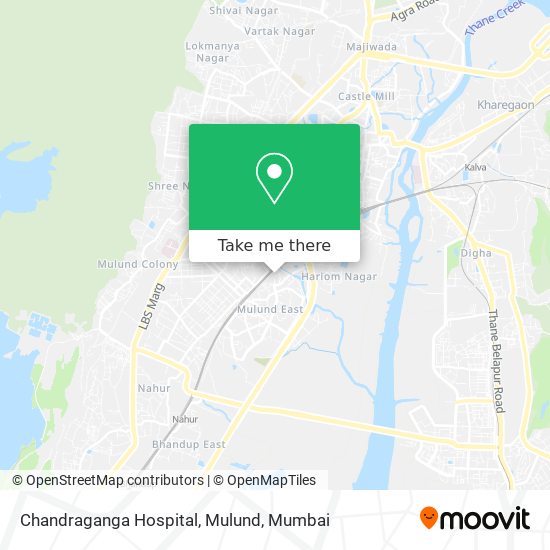 Chandraganga Hospital, Mulund map