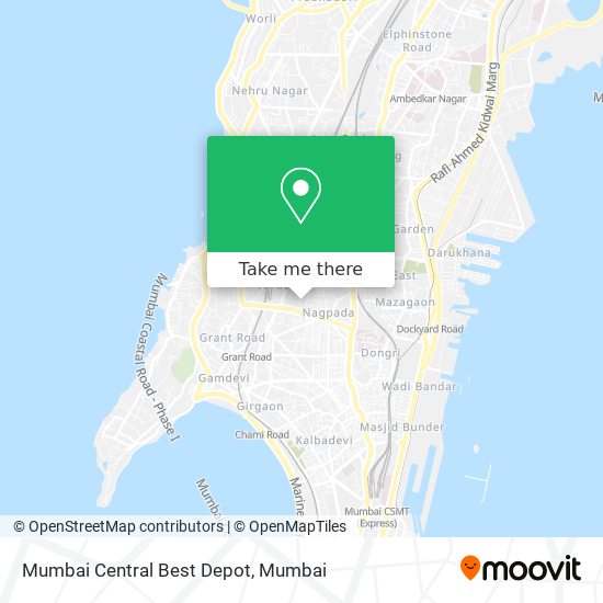 Mumbai Central Best Depot map