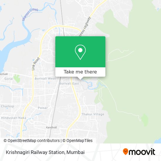 Krishnagiri Railway Station map