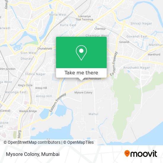 Mysore Colony map