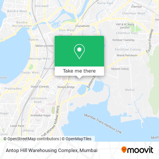 Antop Hill Warehousing Complex map