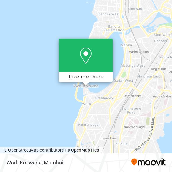 Worli Koliwada map