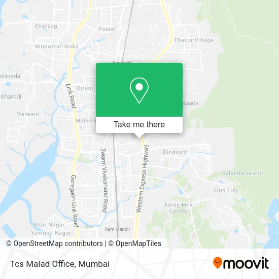 Tcs Malad Office map