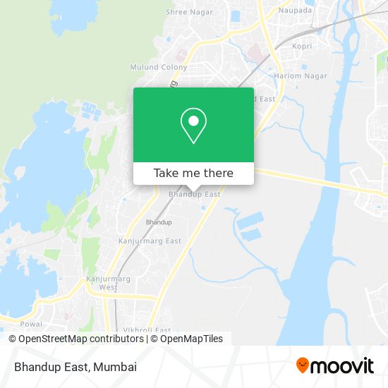 Bhandup East map