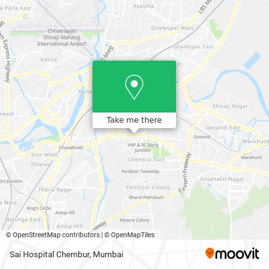 Sai Hospital Chembur map