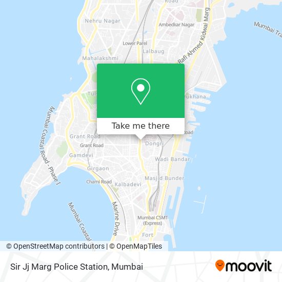 Sir Jj Marg Police Station map