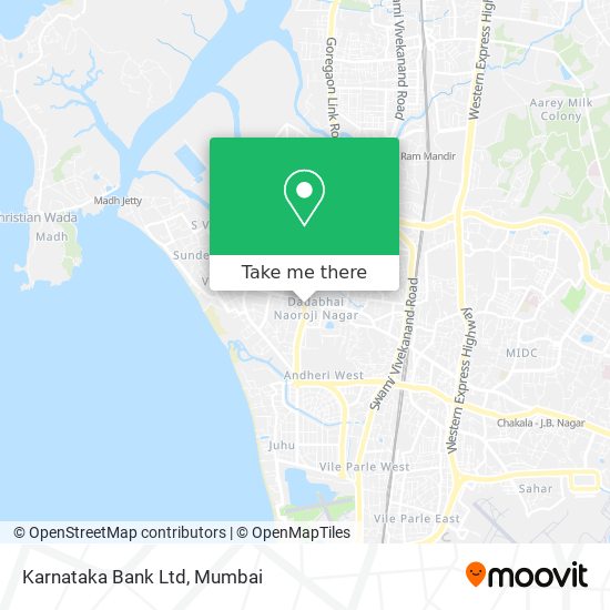 Karnataka Bank Ltd map