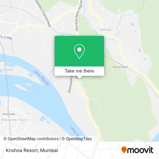 Krishna Resort map