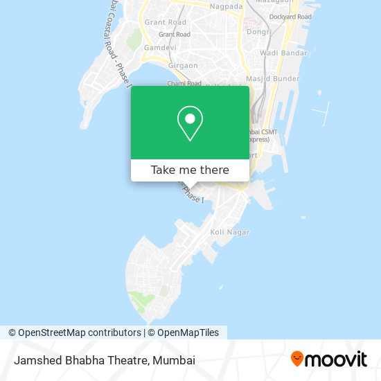 Jamshed Bhabha Theatre map